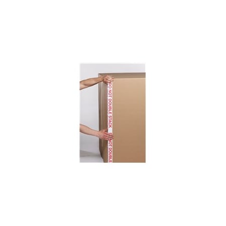 The Packaging Wholesalers Global Industrial Do Not Stack Edge Protectors 3W x 3D x 48L .16 Thick White, PK1600 VBDEP3348160DS